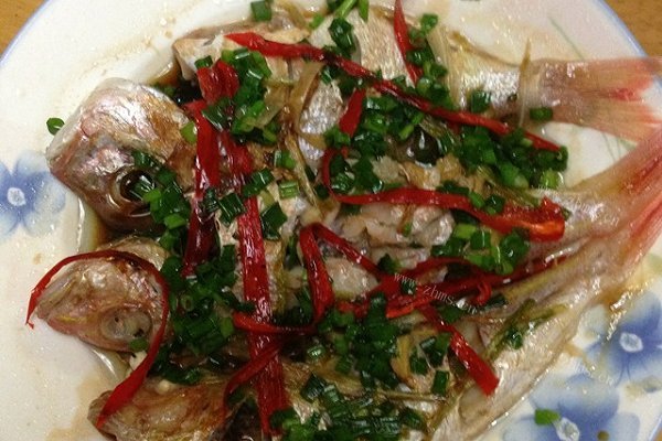 清蒸小黄鱼（微波版）