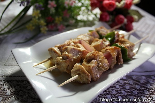 蜜汁鸡肉串