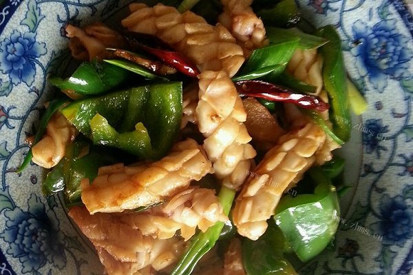 爆炒鲜鱿鱼