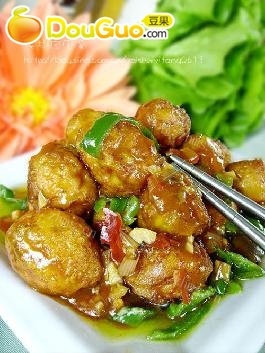 家常菜尖椒虎皮蛋