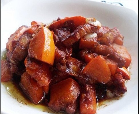 家常南瓜卤肉