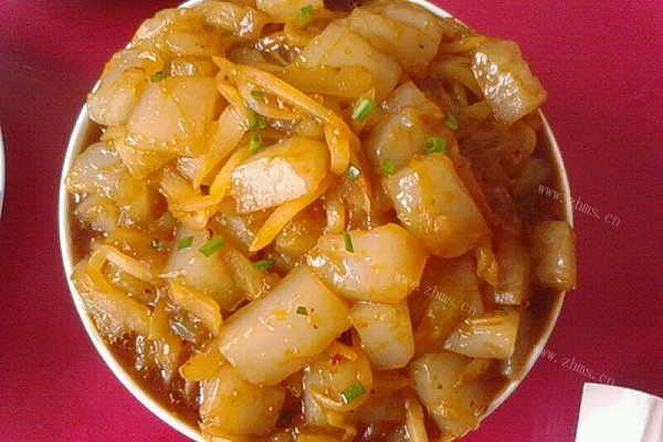美味黄瓜炒凉粉