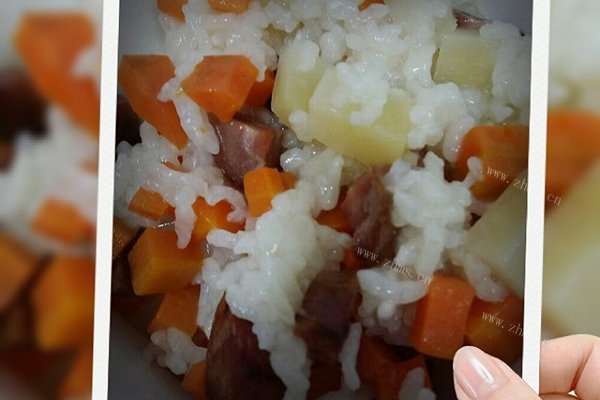 家常腊肠焖饭