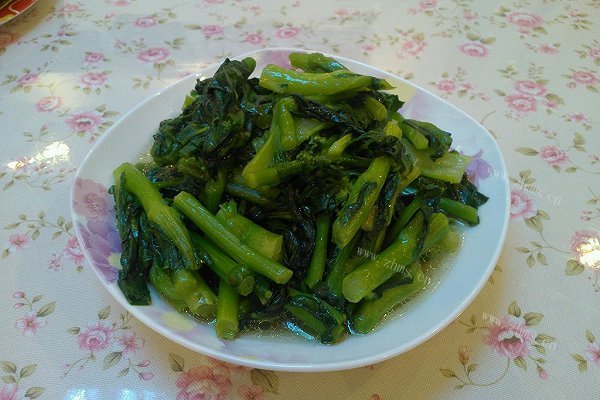 自制清炒菜苔