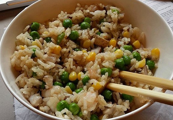 留学生快速美味炒饭