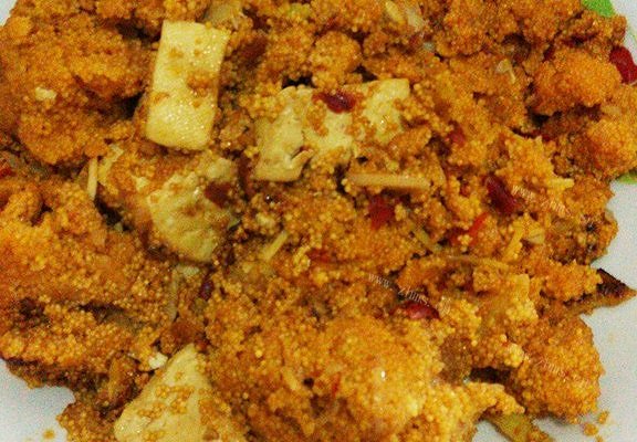 鱼籽烧豆腐