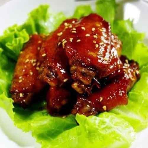 味道不错的红烧鸡翅
