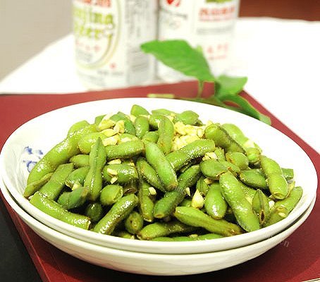 凉拌毛豆