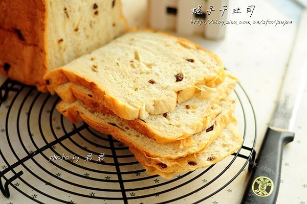 面包机一键式吐司 提子干吐司