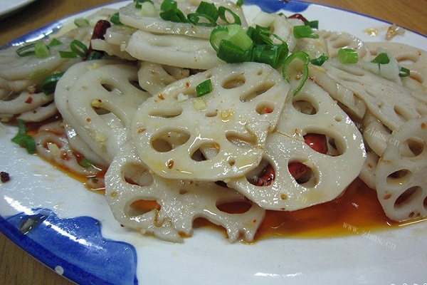 家常菜炝炒藕片