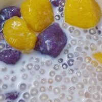自制南瓜芋圆紫薯芋圆