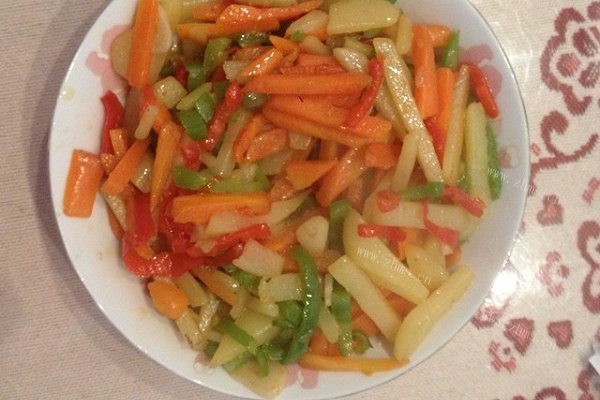 家常胡萝卜土豆丝