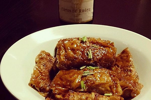 豆腐衣包肉