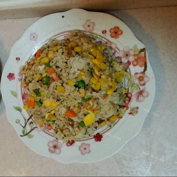 在家做的蛋炒饭