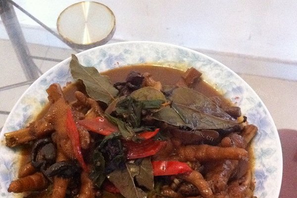 家常红烧鸡爪