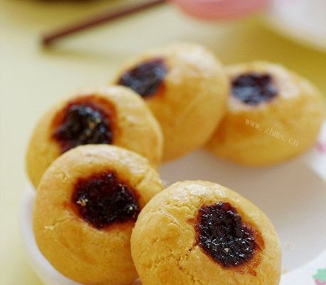 洛神花果酱酥饼