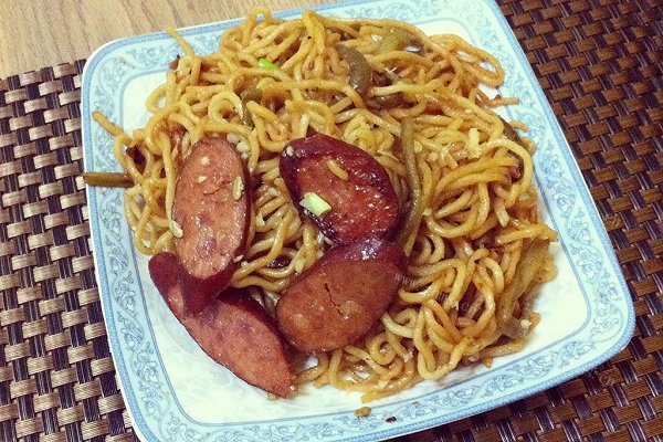 豆角焖面