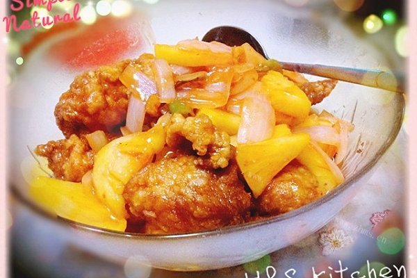 家常菠萝咕咾肉（瘦肉版）