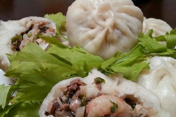 海鲜虾肉包