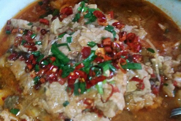 家常水煮肉片