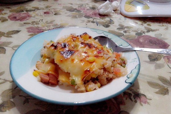 豆皮式焗饭