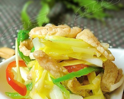 美味下饭菜-韭黄炒鸡丝