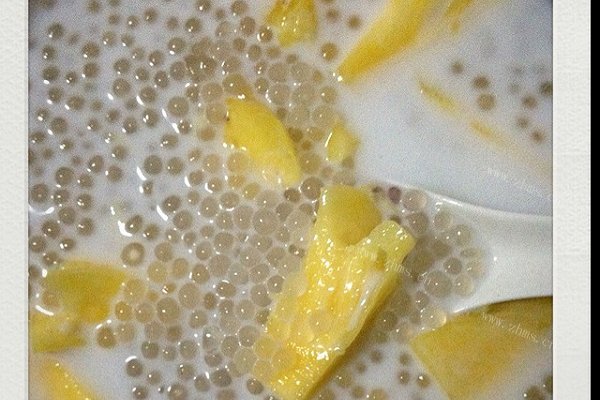 自制水果西米露