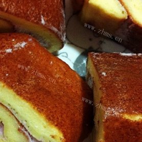 清香蓝莓奶油蛋糕卷（图详解）