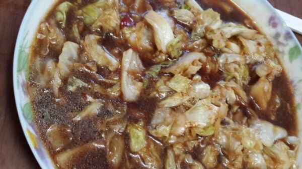 美味酱爆洋白菜