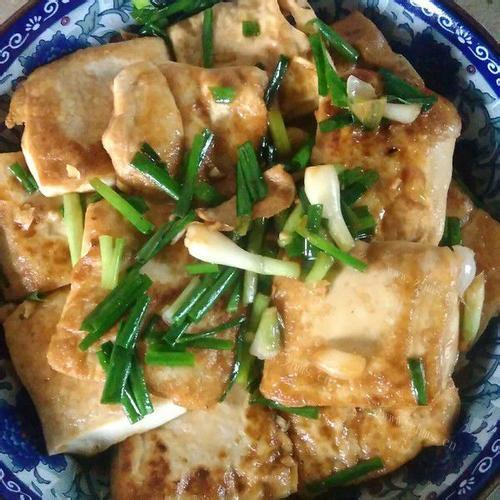 妈妈教我做香煎豆腐