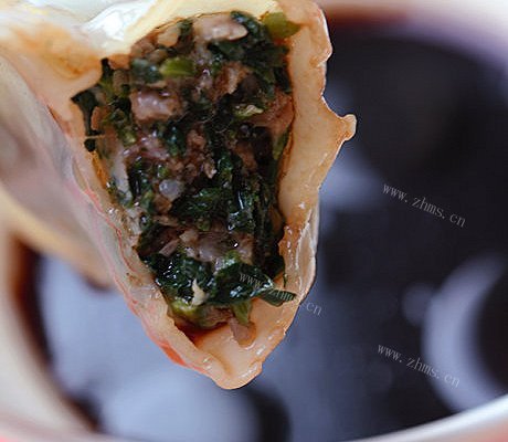 马兰头元宝饺