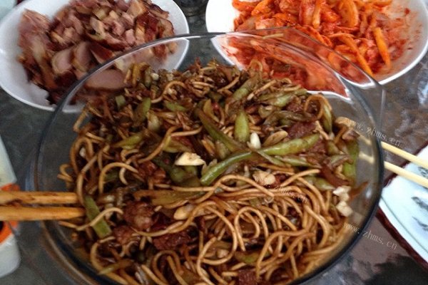 扁豆焖面