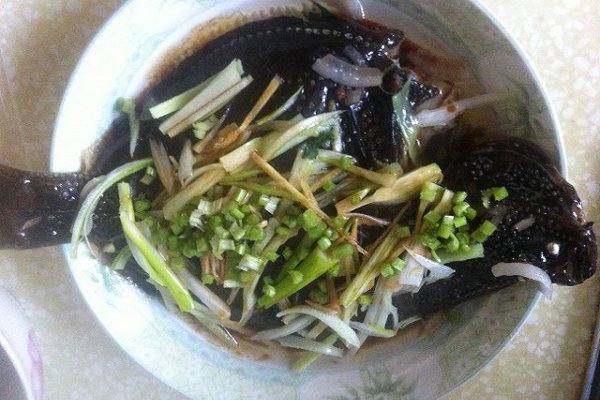 清蒸多宝鱼