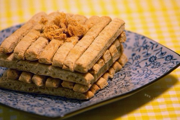 少油版-辣味肉松饼干