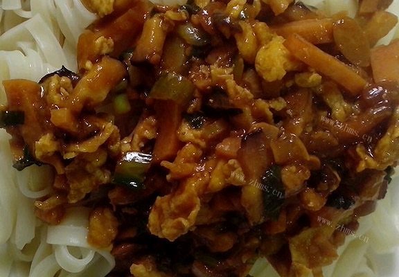 自制无肉炸酱面