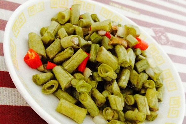 超简单酸豆角