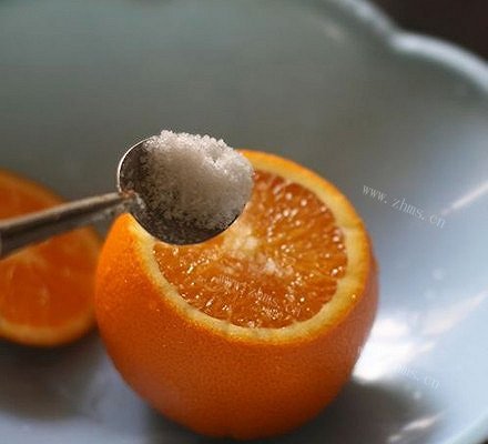 盐蒸橙子