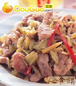 酸菜鸭肉丝