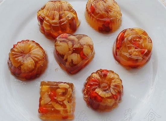 杞子桂圆冻糕