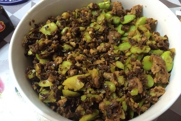 家常肉末胡豆瓣