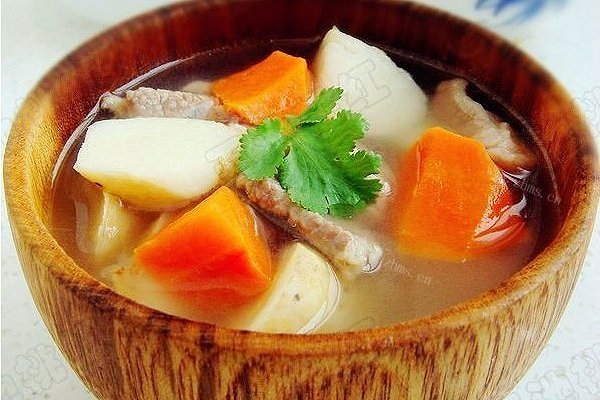 家常山药羊肉汤