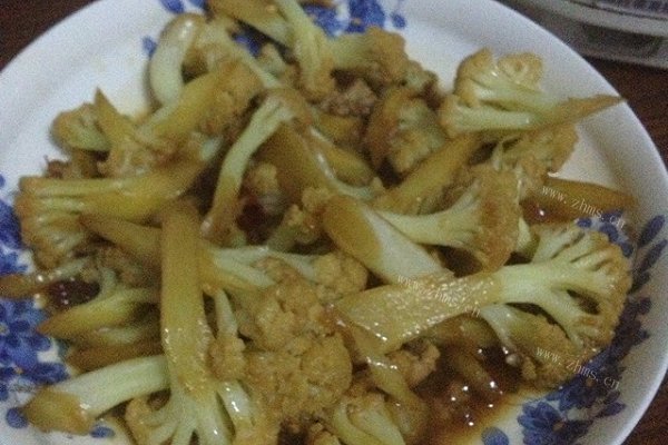 花菜炒肉片