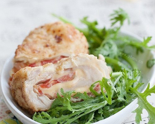 鸡肉起司卷