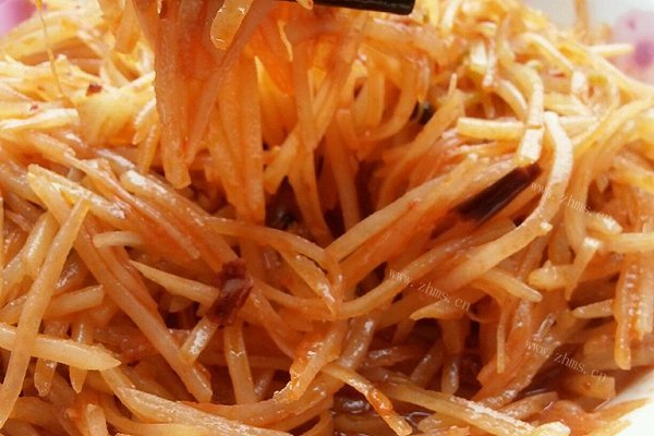 炝拌酸辣土豆丝（韩式风味）