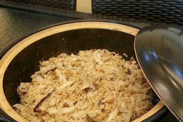家常杂菇素饭