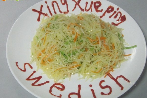 土豆丝炒香芹