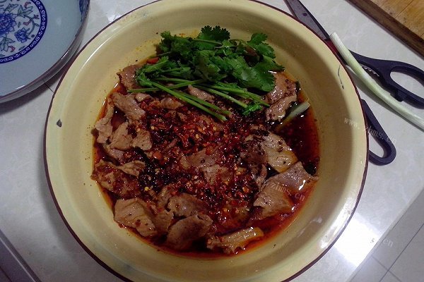 自制水煮肉片