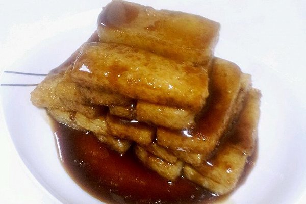 红糖煎板糕