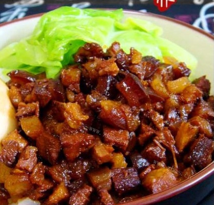 简易卤肉饭