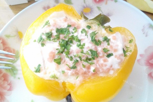 自制彩椒牛奶蛋羹
